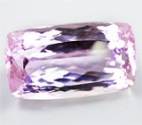 Кольцо с роскошным кунцитом и бесцветными цирконами