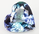 Кулон с чистейшим полихромным танзанитом