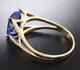 Кольцо c танзанитом и бриллиантами