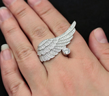 Серебряное кольцо из коллекции «Крылья Ангела» Серебро 925