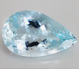 Кольцо с аквамарином