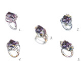 Спецпредложение от мастерской! Кабошон аметрина 18,17 карат + дизайн 