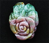 Миниатюра-подвеска «Роза» из цельного агата 17,6 грамм 
