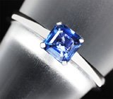Кольцо с синим сапфиром