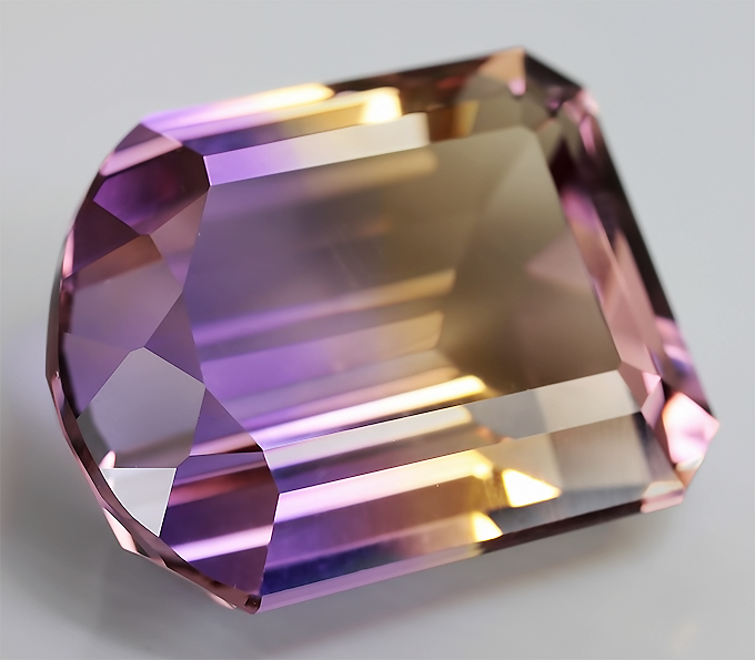 Аметрин 13,39 карат! Топовый цвет