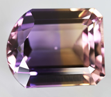 Аметрин 13,39 карат! Топовый цвет 
