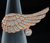 Серебряное кольцо из коллекции «Крылья Ангела» Серебро 925