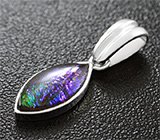 Кулон с аммолитом аммонита