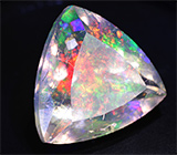 Эксклюзив! Крупный ограненный кристаллический Welo опал 18,83 карат 