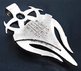 Кулон с полихромным и звездчатым сапфирами