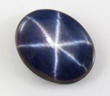 Кулон с полихромным и звездчатым сапфирами