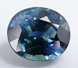 Кулон с полихромным и звездчатым сапфирами