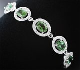 Серебряный браслет с апатитами Серебро 925