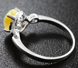 Серебряное кольцо с эфиопским solid опалом Серебро 925