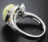 Серебряное кольцо с эфиопским solid опалом Серебро 925