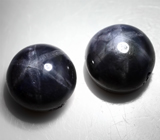 Пара звездчатых сапфиров 5,27 карат 