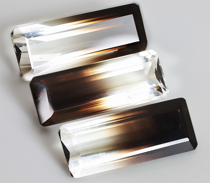 Набор из 3 лемотринов 49,2 карат