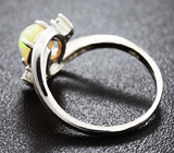 Элегантное серебряное кольцо с эфиопским опалом Серебро 925