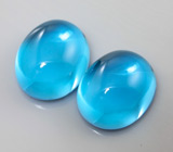 Пара топазов 14,4 карат 