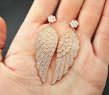 Серебряные серьги «Крылья Ангела» Серебро 925