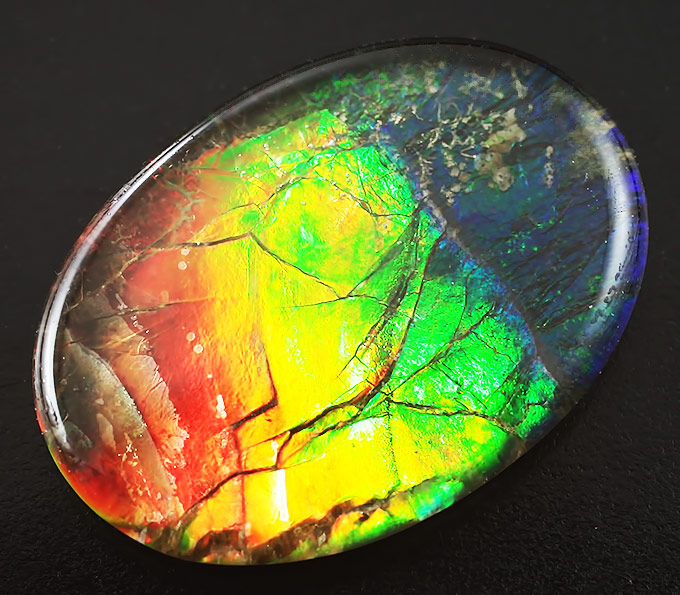 Аммолит аммонита 2,98 карат