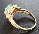 Кольцо с параиба турмалином и бриллиантами Золото