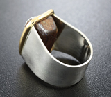 Комбинированное кольцо с австралийским болдер опалом Золото