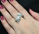 Оригинальное серебряное кольцо «Тигры» Серебро 925