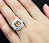 Эффектное серебряное кольцо с аметрином Серебро 925