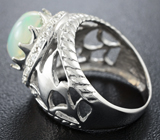 Стильное серебряное кольцо с эфиопским опалом Серебро 925