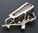 Серебряный кулон с австралийским болдер опалом и шпинелями на шнуре Серебро 925