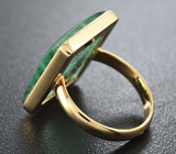 Золотое кольцо с уральским изумрудом 17,25 карат Золото