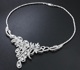 Изысканное серебряное колье Серебро 925