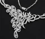 Изысканное серебряное колье Серебро 925