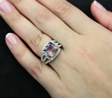 Эффектное серебряное кольцо с аметрином Серебро 925