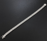 Серебряный браслет с 50 бриллиантами Серебро 925