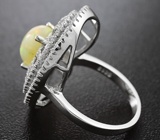Оригинальное серебряное кольцо с эфиопским опалом Серебро 925