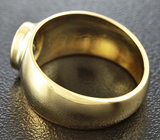 Кольцо с зеленым сапфиром Золото
