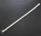 Серебряный браслет с 50 бриллиантами Серебро 925
