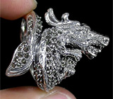 Кольцо "Дракон" с марказитами Серебро 925