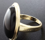 Кольцо с крупным шерлом Золото