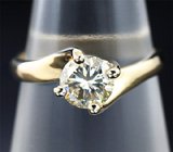 Кольцо c муассанитом