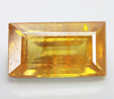Золотисто-желтый сапфир 5,96 карат 