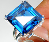 Кольцо из коллекции "Perfection" с голубым топазом Серебро 925