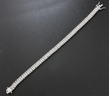 Серебряный браслет с 50 бриллиантами Серебро 925