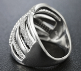 Эффектное cеребряное кольцо Серебро 925