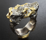 Два в одном! Серебряное кольцо с эфиопским опалом Серебро 925