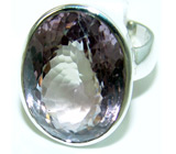 Кольцо с розовым аметистом Серебро 925