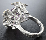 Чудесное серебряное кольцо с аметистом Серебро 925