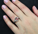 Чудесное cеребряное кольцо с турмалином Серебро 925
